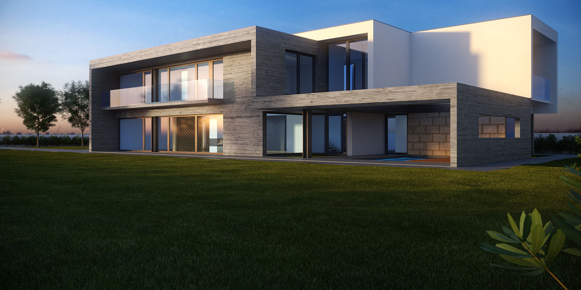 Projeto de especialidades de uma moradia moderna em Tondela